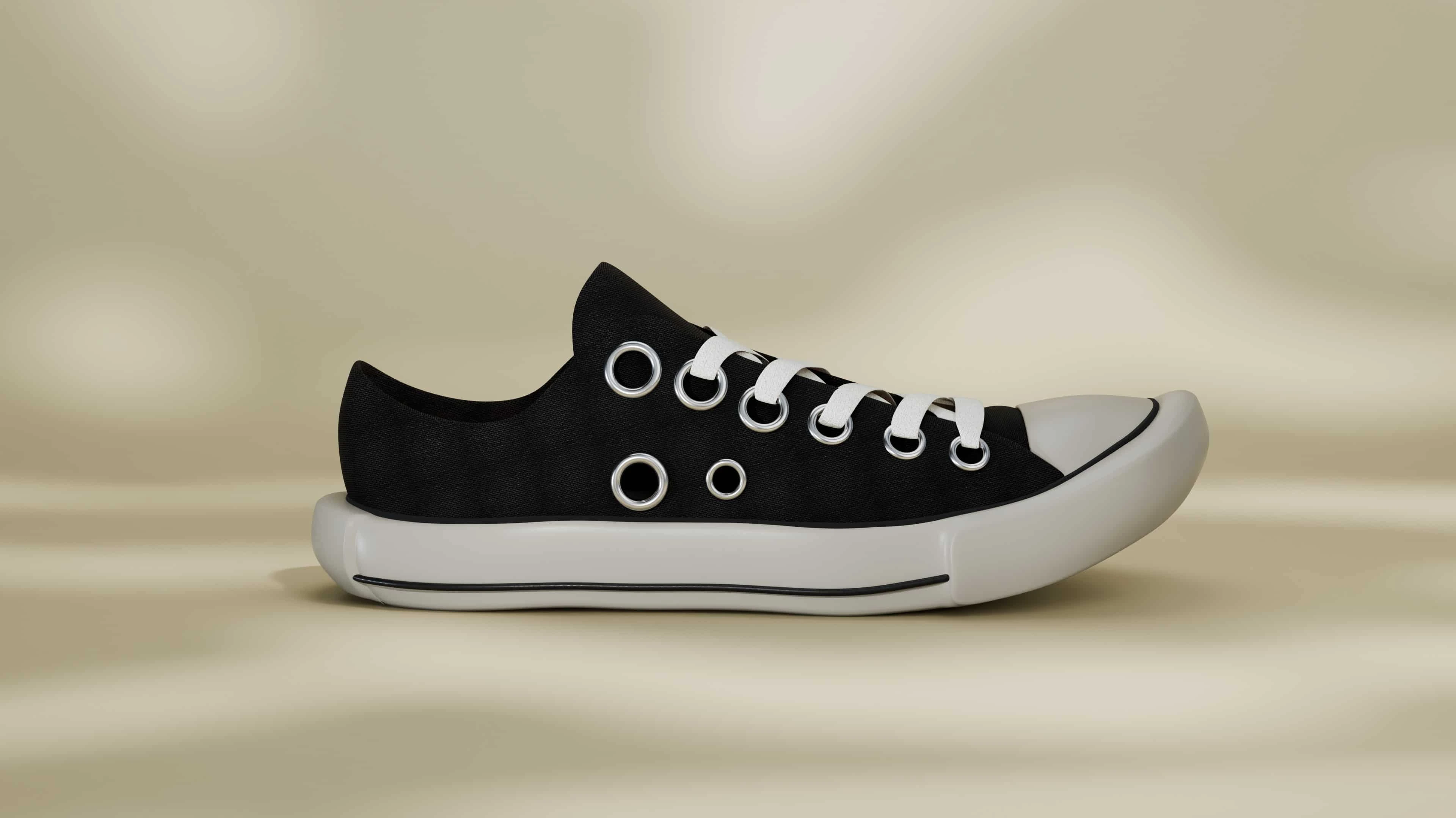 Classic Canvas Sneaker — 3D Product Design - cover