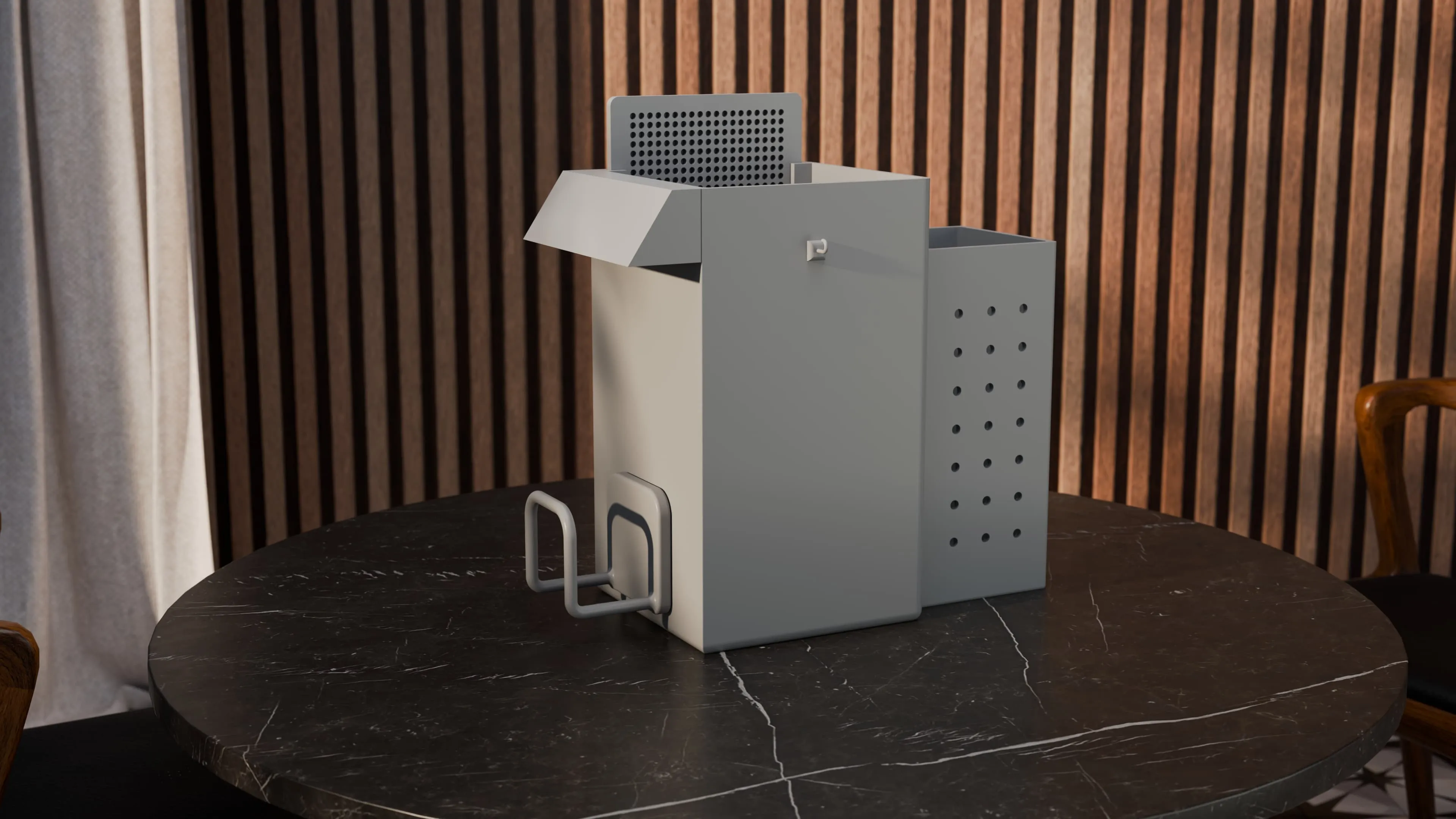 HydroCube — Compact Countertop Dishwasher - hydrocube countertop dishwasher hero studio render
